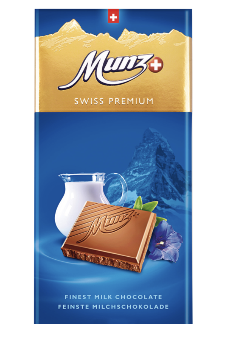 Шоколад молочний MUNZ 100г